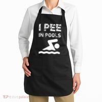 I Pee In Pools Funny Swimming Sarcastic Swim Saying Apron thumb 2