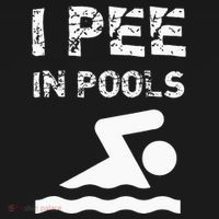 I Pee In Pools Funny Swimming Sarcastic Swim Saying Apron thumb 3