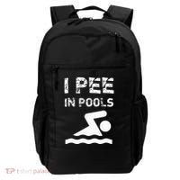 I Pee In Pools Funny Swimming Sarcastic Swim Saying Backpack thumb 0