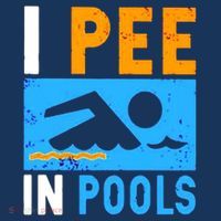I Pee In Pools Long Sleeve Shirt thumb 2