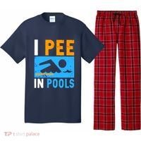I Pee In Pools Pajama Set thumb 0