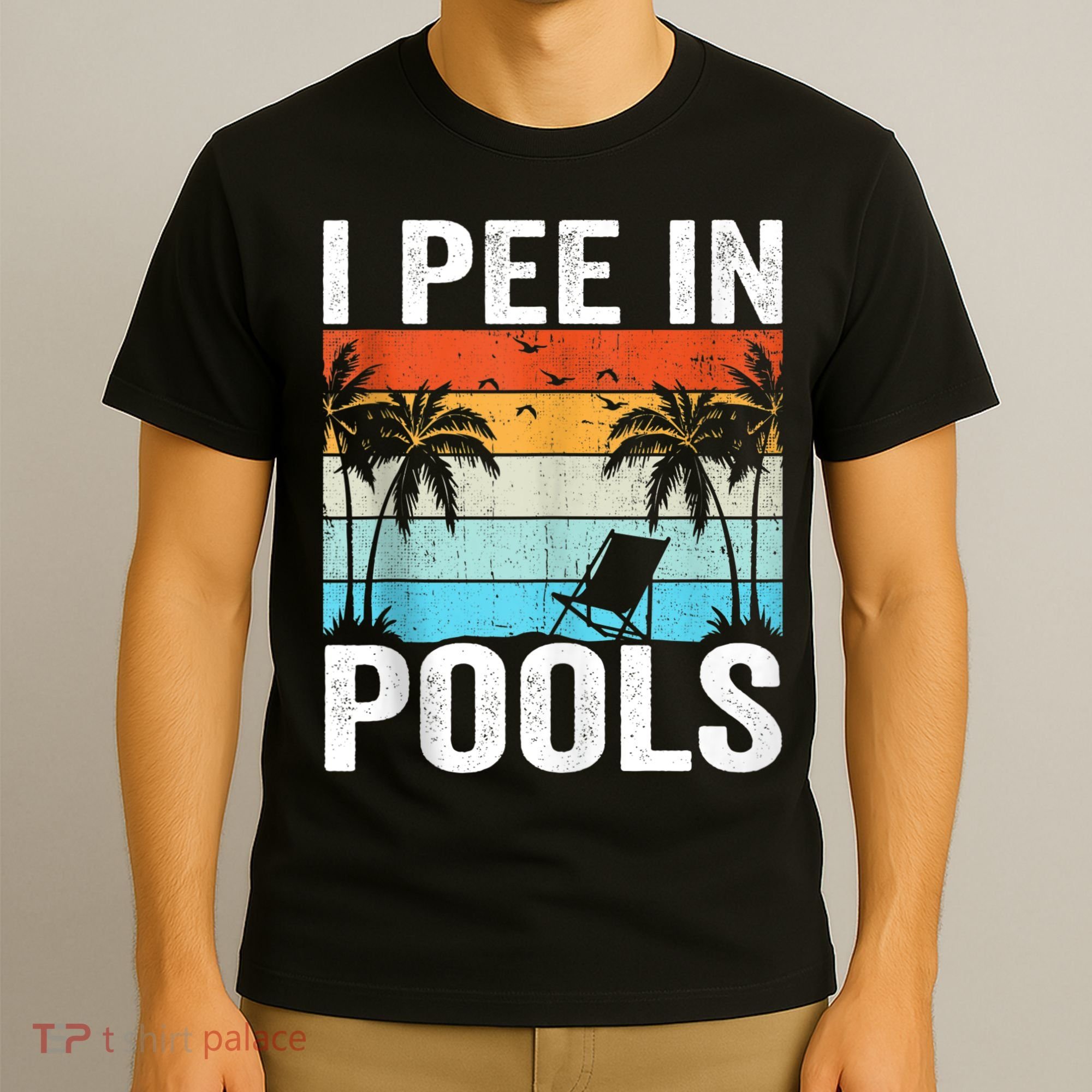 I Pee In Pools Vintage T-Shirt