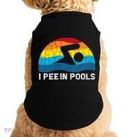 I Pee In Pools Funny Swimmer Swimming Coach Player Doggie Tank thumb 0