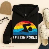 I Pee In Pools Funny Swimmer Swimming Coach Player Hoodie thumb 4