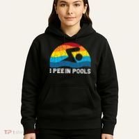 I Pee In Pools Funny Swimmer Swimming Coach Player Hoodie thumb 5