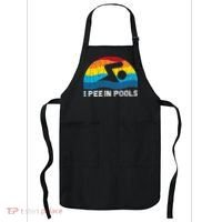 I Pee In Pools Funny Swimmer Swimming Coach Player Apron thumb 0