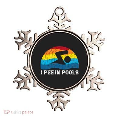 I Pee In Pools Funny Swimmer Swimming Coach Player Ornament