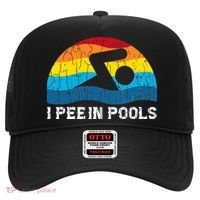 I Pee In Pools Funny Swimmer Swimming Coach Player Hat thumb 0