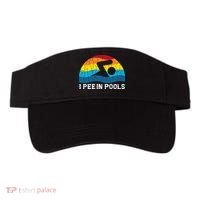 I Pee In Pools Funny Swimmer Swimming Coach Player Visor thumb 0
