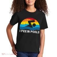 I Pee In Pools Funny Swimmer Swimming Coach Player Kids T-Shirt thumb 2