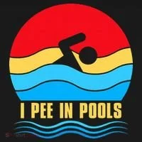 I Pee In Pools Funny Swimmer Coach Player Hoodie thumb 2