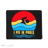 I Pee In Pools Funny Swimmer Coach Player Mousepad thumb 0