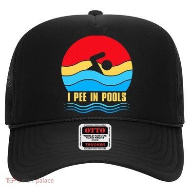 I Pee In Pools Funny Swimmer Coach Player Hat
