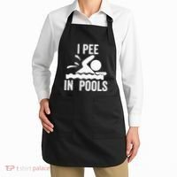 I Pee In Pools Swimming Swim Vacation I Pee In Pools Apron thumb 2