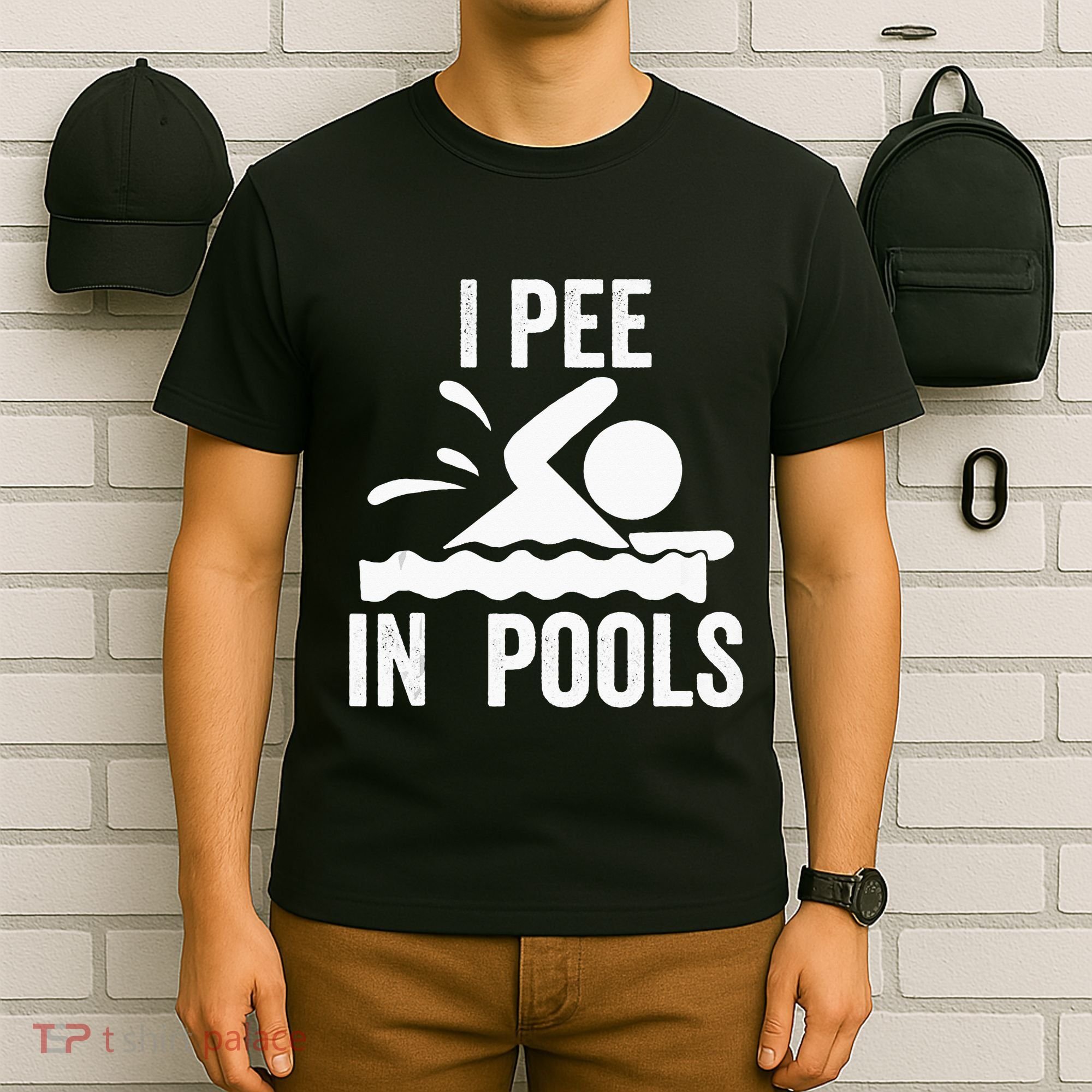 I Pee In Pools Swimming Swim Vacation I Pee In Pools T-Shirt