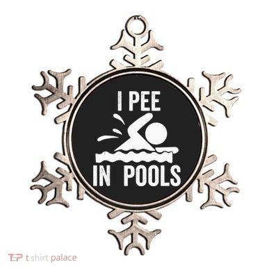 I Pee In Pools Swimming Swim Vacation I Pee In Pools Ornament