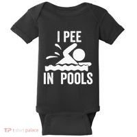 I Pee In Pools Swimming Swim Vacation I Pee In Pools Baby Bodysuit thumb 0