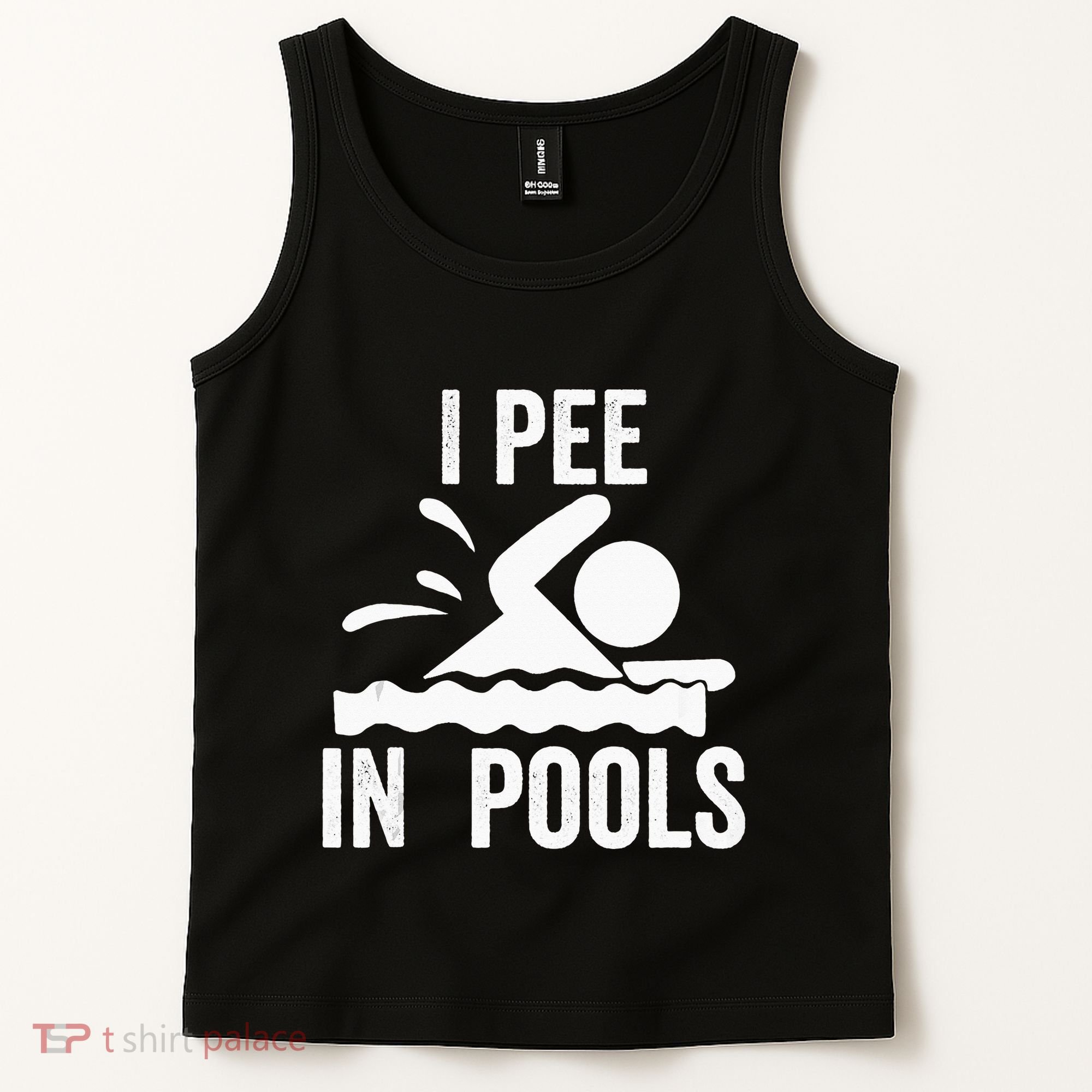 I Pee In Pools Swimming Swim Vacation I Pee In Pools Tank Top