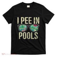 I Pee In Pools Summer Vacation Glasses Funny T-Shirt thumb 0