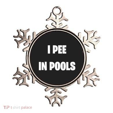 I Pee In Pools Ornament