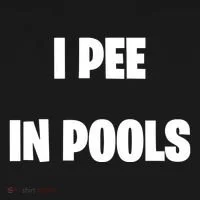 I Pee In Pools Ornament thumb 1