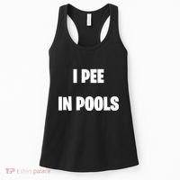 I Pee In Pools Women's Tank Top thumb 0