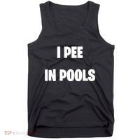 I Pee In Pools Tank Top thumb 0