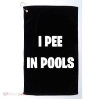 I Pee In Pools Golf Towel thumb 0