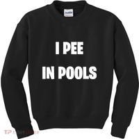 I Pee In Pools Kids Sweatshirt thumb 0