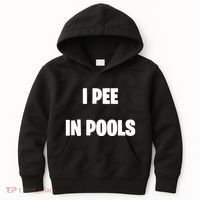 I Pee In Pools Kids Hoodie thumb 0