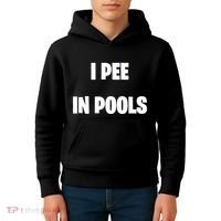 I Pee In Pools Kids Hoodie thumb 4