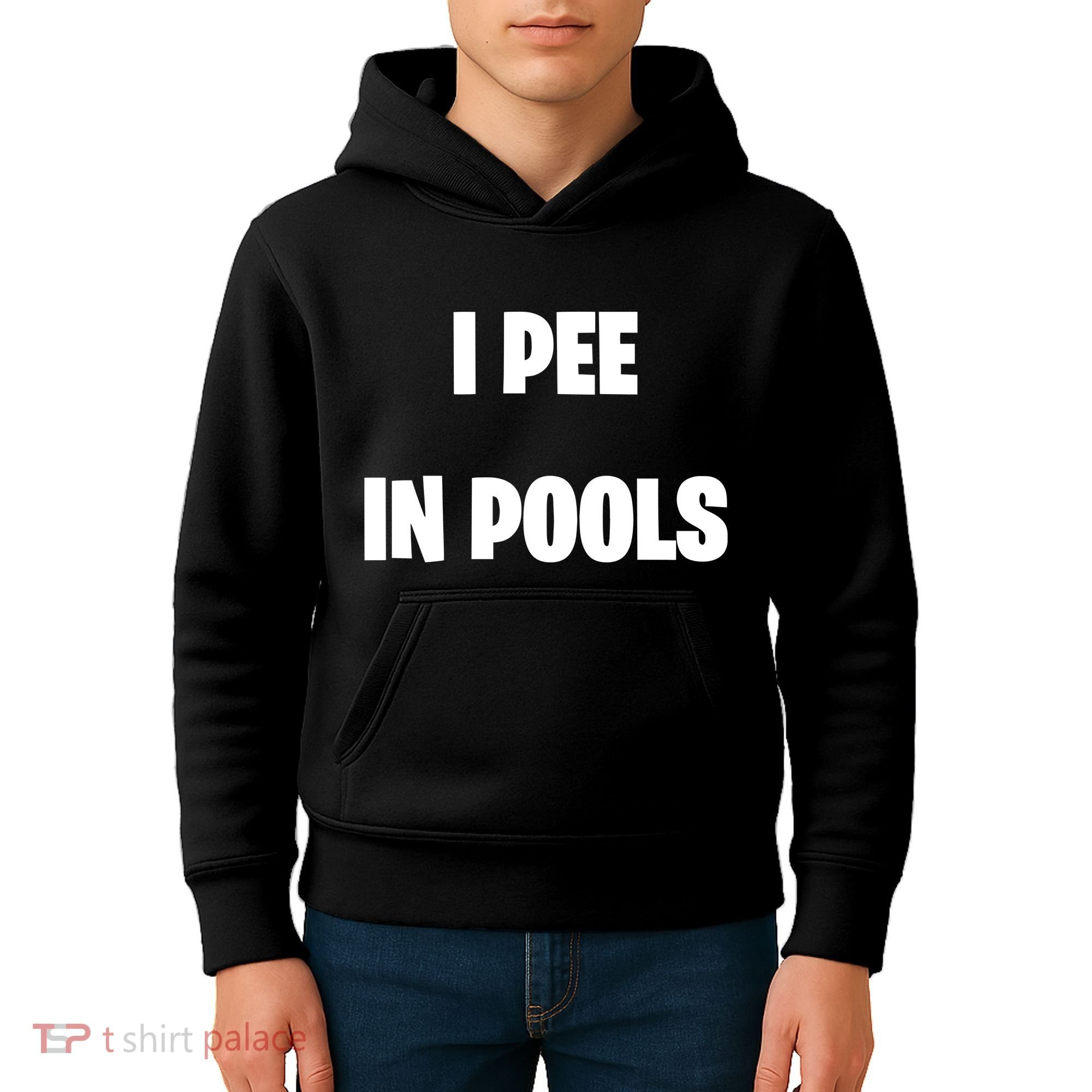 I Pee In Pools Kids Hoodie
