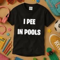 I Pee In Pools Kids T-Shirt thumb 3