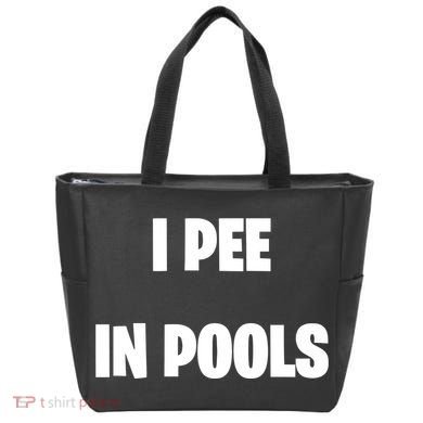I Pee In Pools Tote Bag
