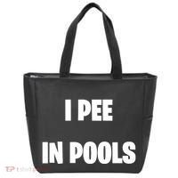 I Pee In Pools Tote Bag thumb 0