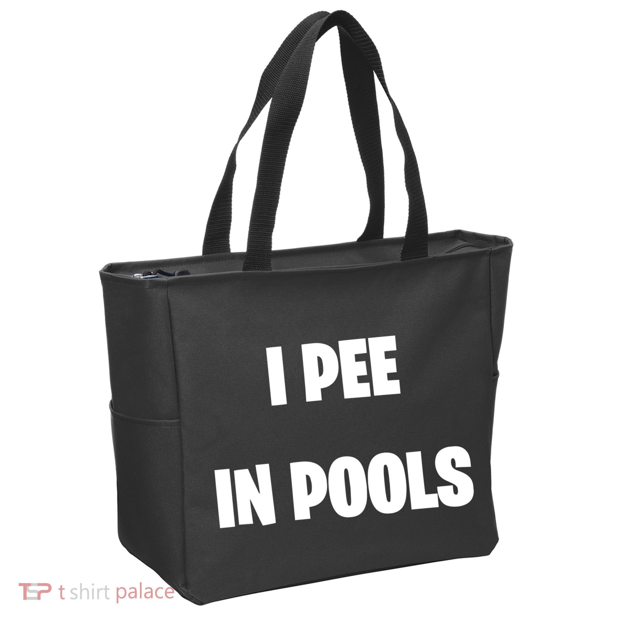 I Pee In Pools Tote Bag