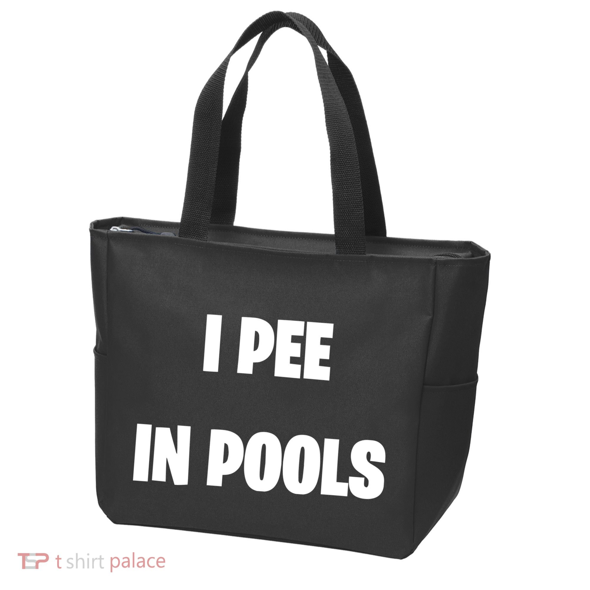 I Pee In Pools Tote Bag