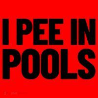 I Pee In Pools Funny Vacation Humor Swimming I Pee In Pools Santa Hat thumb 1