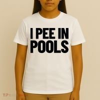 I Pee In Pools Funny Vacation Humor Swimming I Pee In Pools T-Shirt thumb 4