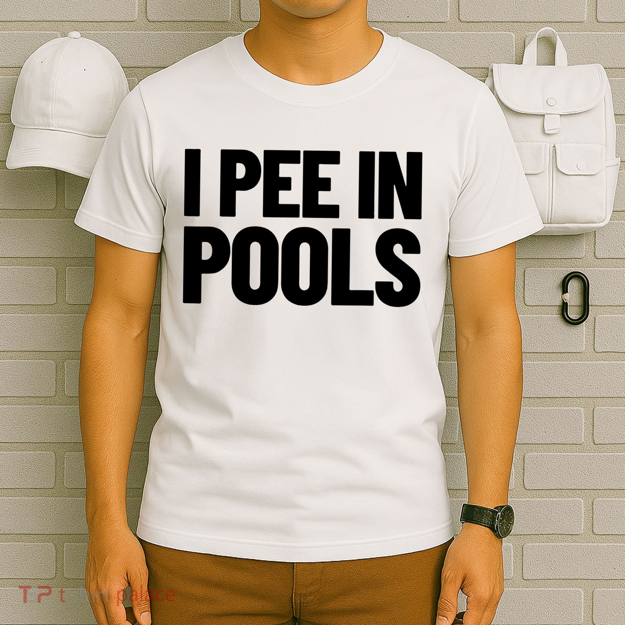 I Pee In Pools Funny Vacation Humor Swimming I Pee In Pools T-Shirt