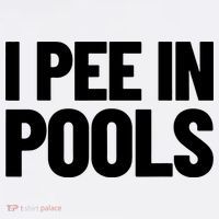 I Pee In Pools Funny Vacation Humor Swimming I Pee In Pools Women's Hoodie thumb 2