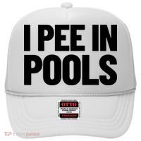 I Pee In Pools Funny Vacation Humor Swimming I Pee In Pools Hat thumb 0
