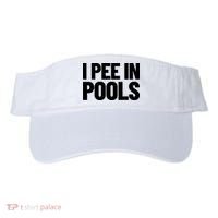 I Pee In Pools Funny Vacation Humor Swimming I Pee In Pools Visor thumb 0