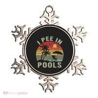 I Pee In Pools Sarcastic Sayings For Pools Lovers Retro Ornament thumb 0