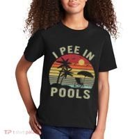 I Pee In Pools Sarcastic Sayings For Pools Lovers Retro Kids T-Shirt thumb 2