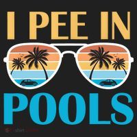 I Pee In Pools Funny Jokes Sarcastic Sayings Beanie thumb 2