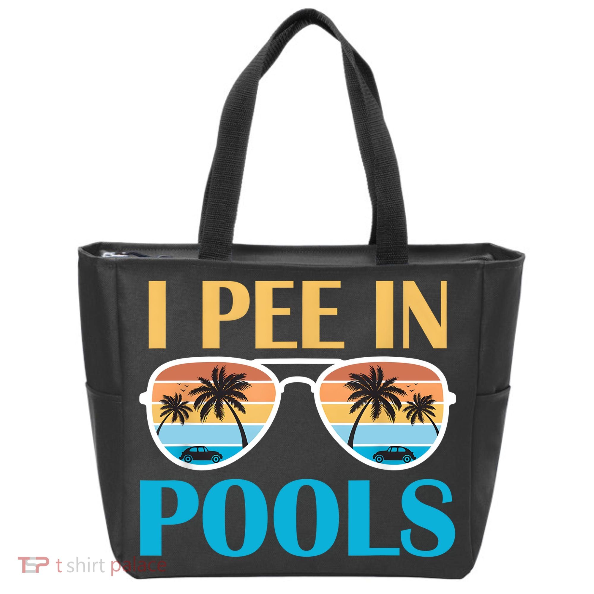 I Pee In Pools Funny Jokes Sarcastic Sayings Tote Bag