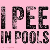 I Pee In Pools Funny Quote Saying Summer Vacation Party Coaster thumb 2