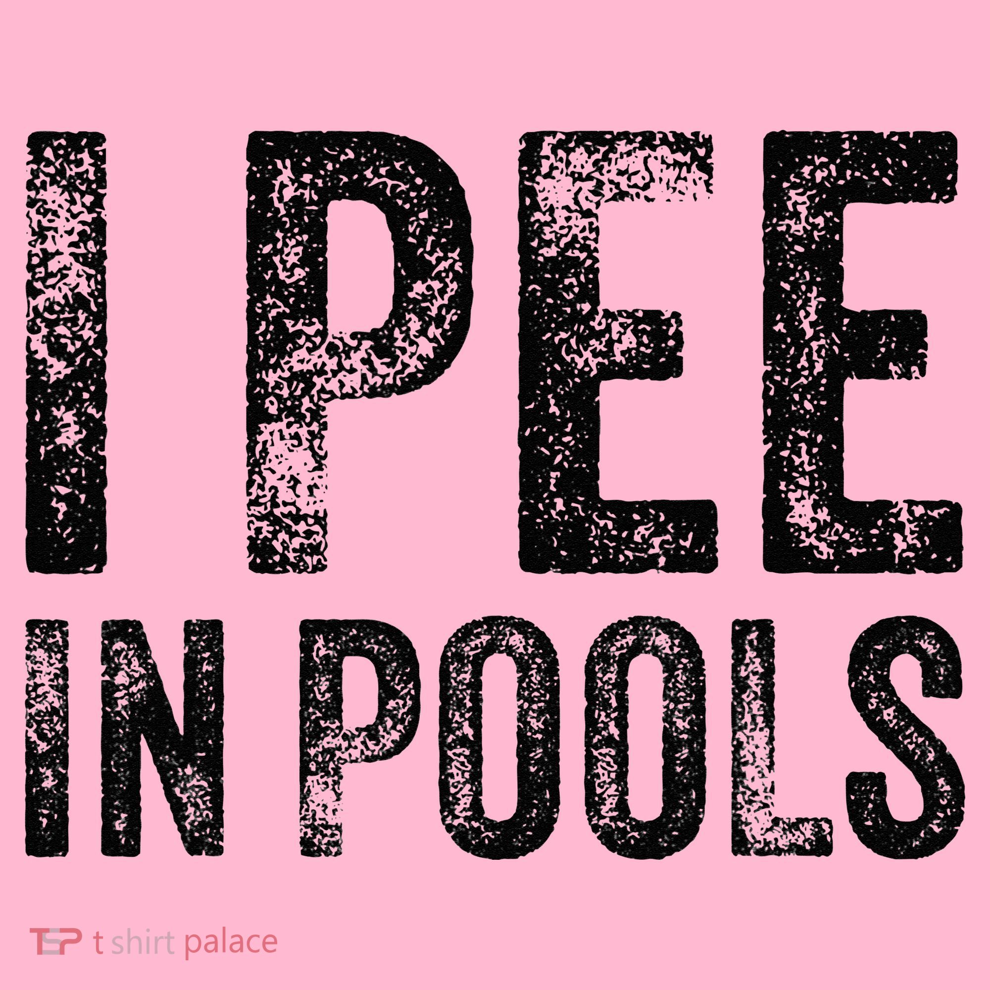 I Pee In Pools Funny Quote Saying Summer Vacation Party Coaster