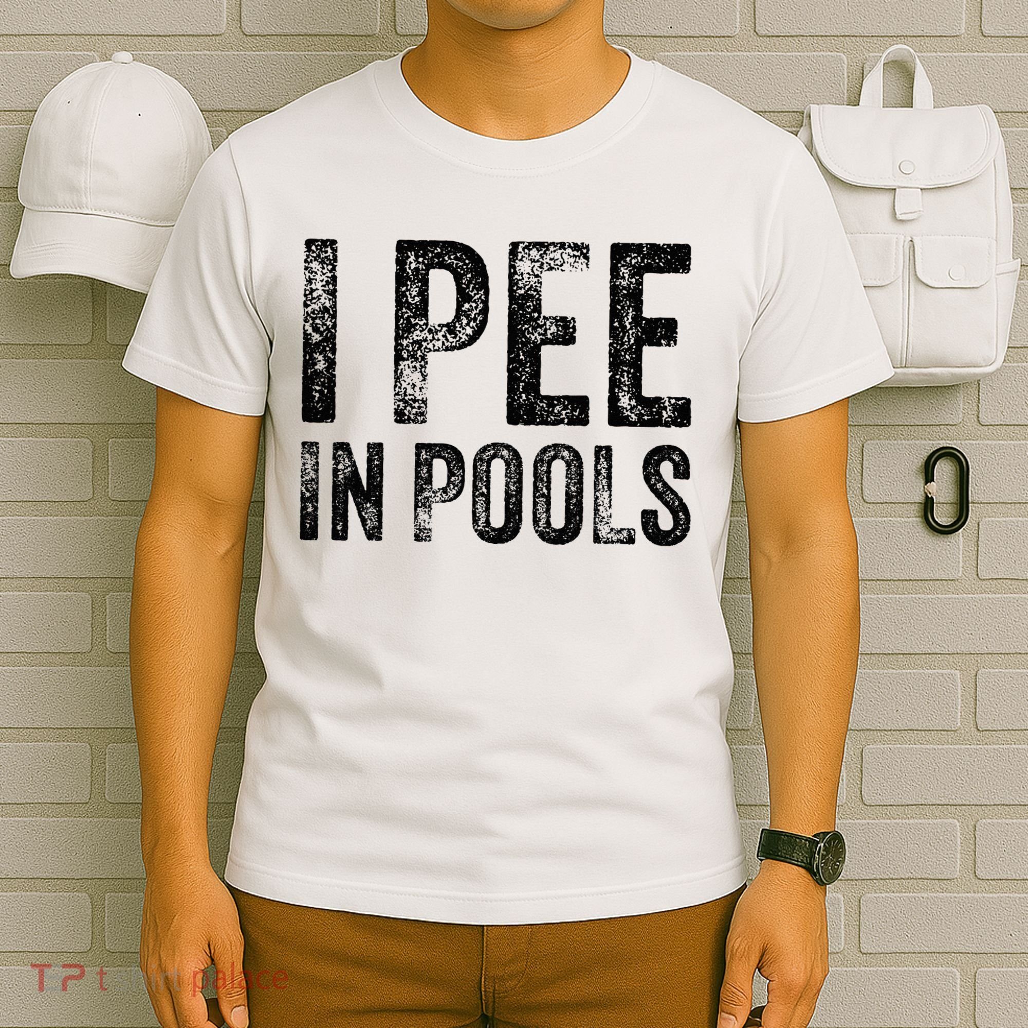 I Pee In Pools Funny Quote Saying Summer Vacation Party T-Shirt
